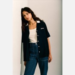 Brixton Bunker Block Boyfriend skjorte