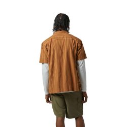 Brixton Cru Stripe Burnt Copper