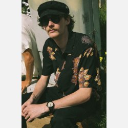 Brixton Cru Print Washed Black Floral