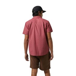 Brixton Charter Print Rust Red Paisley
