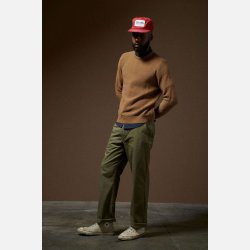 Brixton Jaques Waffle sweater  Tiger's Eye 