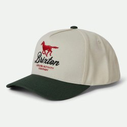 Brixton Leisure Snapback Hvid og grn