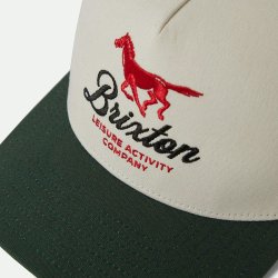 Brixton Leisure Snapback Hvid og grn