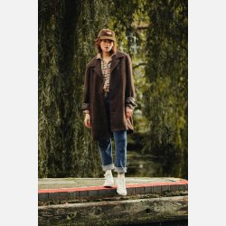 Brixton Union Reserve wool trenchcoat