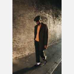 Brixton Union Reserve wool trenchcoat