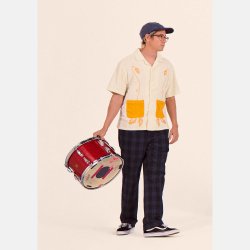 Brixton Bunker Terry i frotte med broderi