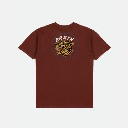 Brixton Kit t-shirt Maroon