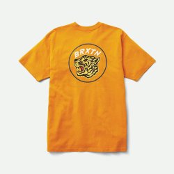 Brixton Kit t-shirt Golden Glow