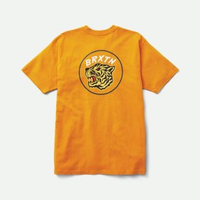 Brixton Kit t-shirt Golden Glow