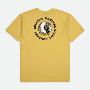 Brixton Rival Stamp t-shirt Golden Glow