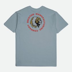 Brixton Rival Stamp t-shirt Haze