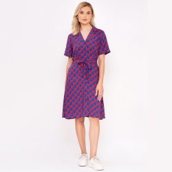 Circus Flamingo retro skjortekjole