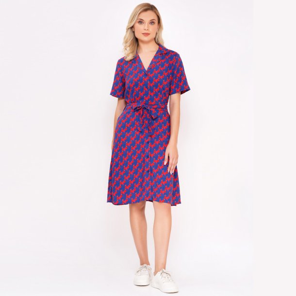 Circus Flamingo retro skjortekjole