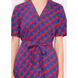 Circus Flamingo retro skjortekjole