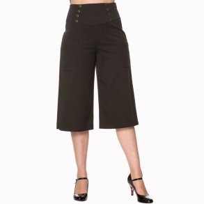 Cecile culottebukser i sort