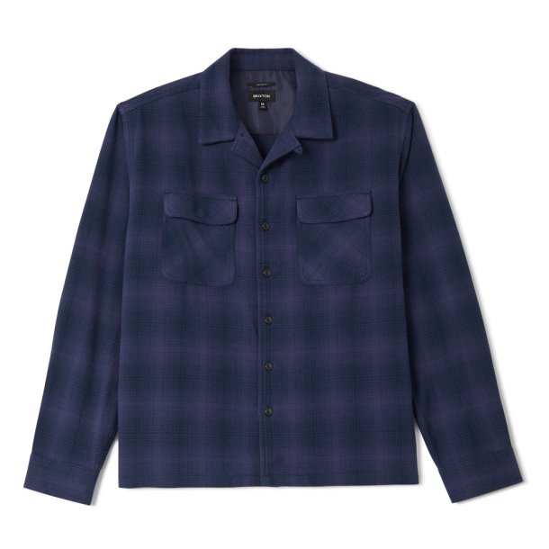  Brixton Century Overshirt Blue/Navy Shadow