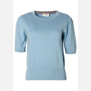 Circus solid strikjumper light blue (Eco)
