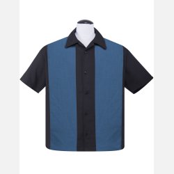 Steady Clothing Blue Panel skjorte