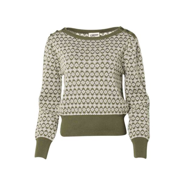 Circus The Trinny Sweater mosgrn (Eco)