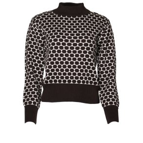 Circus Polka sweater i Brun(Eco)