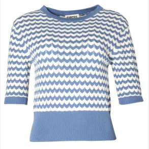 Circus Chevron jumper Dutch Blue (Eco)
