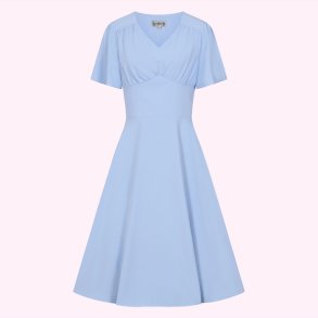 Collectif Alex 40er Swingkjole i lysebl