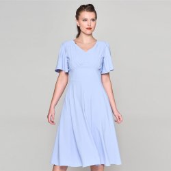 Collectif Alex 40er Swingkjole i lysebl