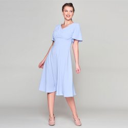 Collectif Alex 40er Swingkjole i lysebl