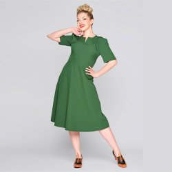 Collectif Arya Retro kjole i grn