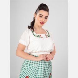 Collectif Aurelia Wild Strawberry Top