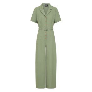 Collectif Caterina Green Jumpsuit