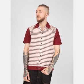 Collectif David striped skjorte rd