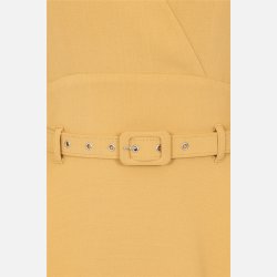 Collectif Marcella Retro Swingkjole i sennepsgul