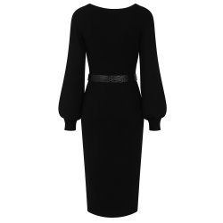 Collectif Xaba strikket Pencilkjole