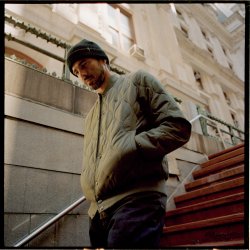 Brixton Dillinger Quilted Bomber Jacket Olive