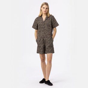 Dickies Silver Firs Short Overall leopard