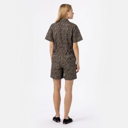 Dickies Silver Firs Short Overall leopard