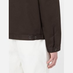 Dickies Eisenhower jakke, ikke foret i Dark Brown