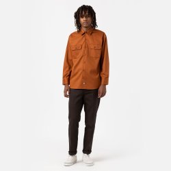 Dickies Relaxed Fit Workshirt langrmet Gingerbread