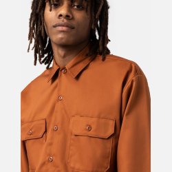Dickies Relaxed Fit Workshirt langrmet Gingerbread