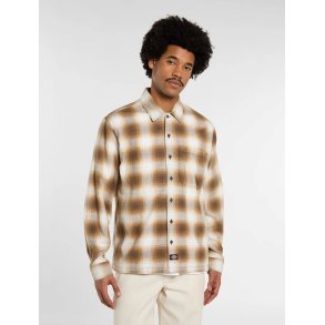 Dickies Gulfport flannel skjorte Chocolate Brown