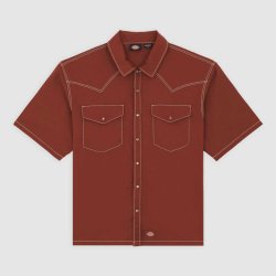 Dickies River Ranch Western skjorte Cappuccino