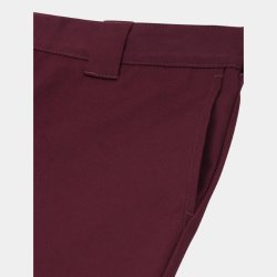 Dickies 873 Slim Straight Workpant Maroon