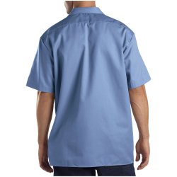 Dickies Relaxed Fit Workshirt kort�rmet Gulf blue