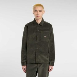 Dickies mrkegrn fljlsskjorte