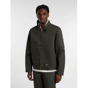 Dickies Eisenhower jakke, ikke foret i Olive Green