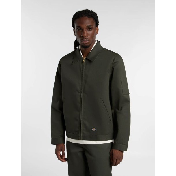 Dickies Eisenhower jakke, ikke foret i Olive Green