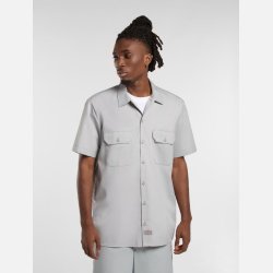 Dickies Relaxed Fit Workshirt kort�rmet Ultimate Grey
