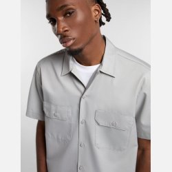 Dickies Relaxed Fit Workshirt kort�rmet Ultimate Grey
