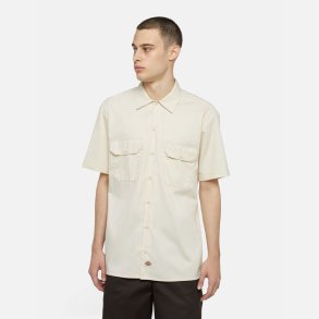 Dickies Relaxed Fit Workshirt kortrmet Whitecap Grey